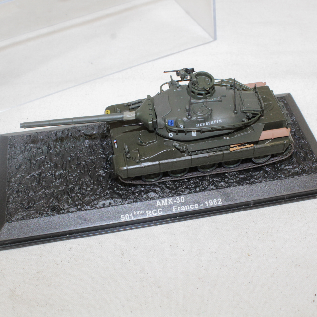 Char AMX-30 501, 501e RCC, France 1982 - Édition Collector en Résine Très bon état - Vue 4 - 